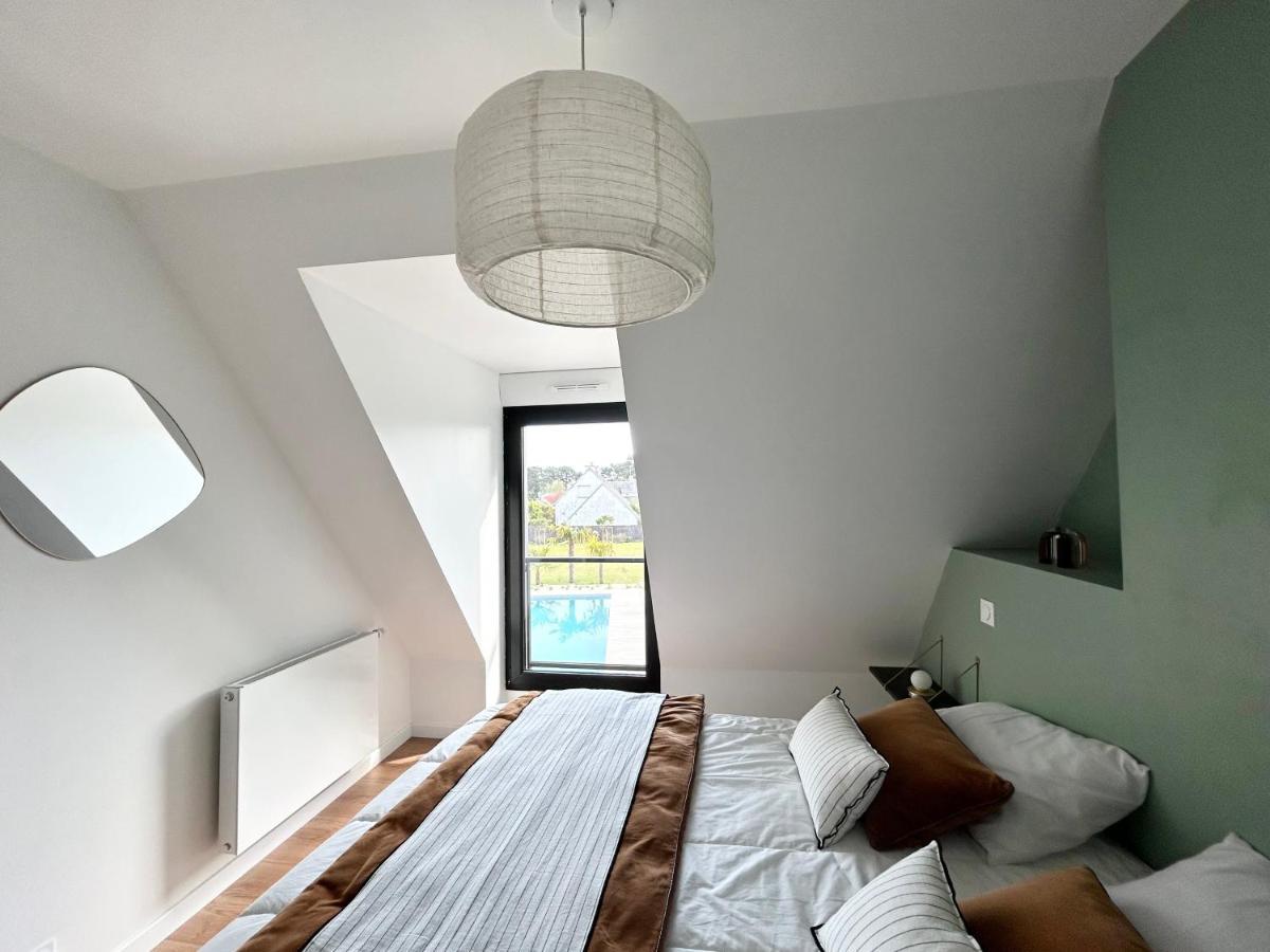 Superbe Villa Tout Confort Avec Piscine Chauffee Er Couverte Et Spa A 2 Pas De La Plage ฟุยส์นอง ภายนอก รูปภาพ